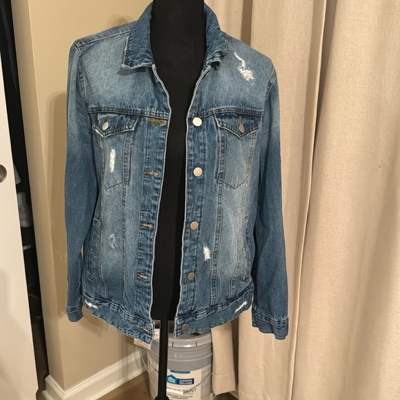 bp Jackets & Blazers - Oversized distressed jean jacket from Nordstrom